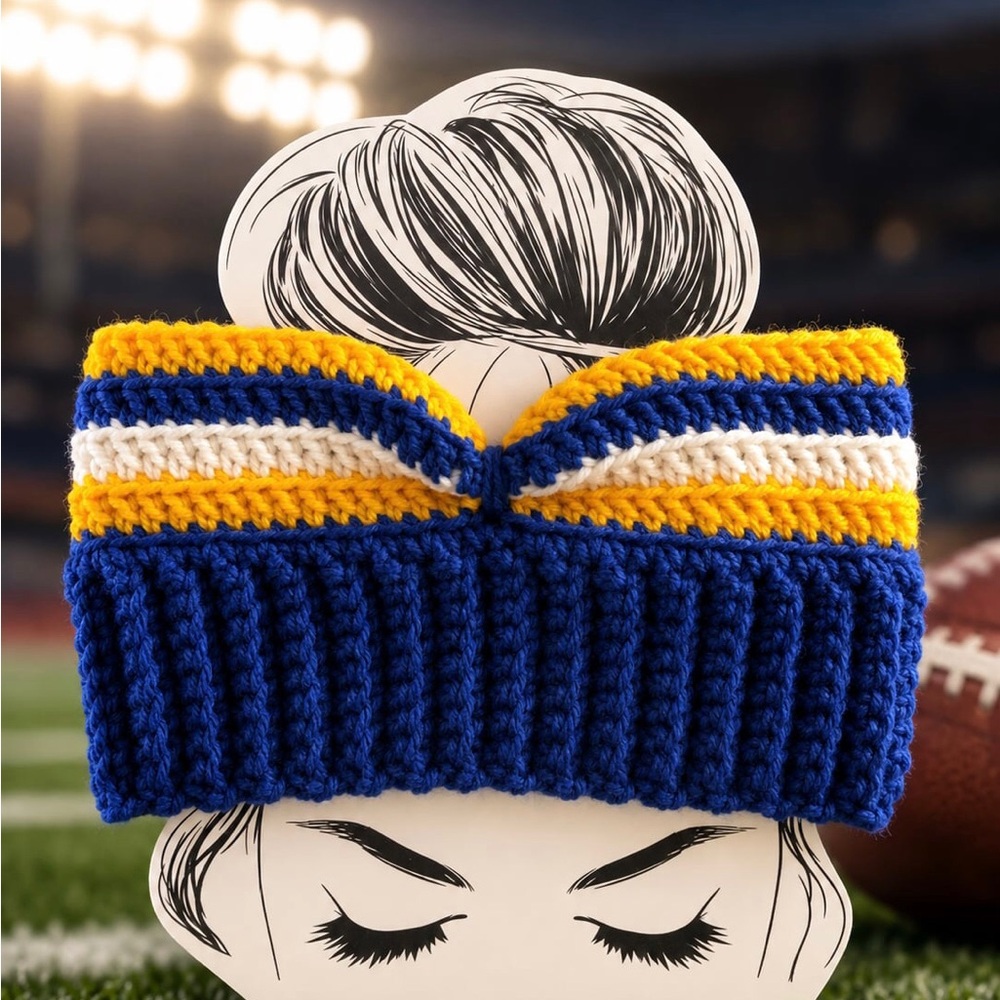 Adult UNCG Messy Bun Ear Warmer